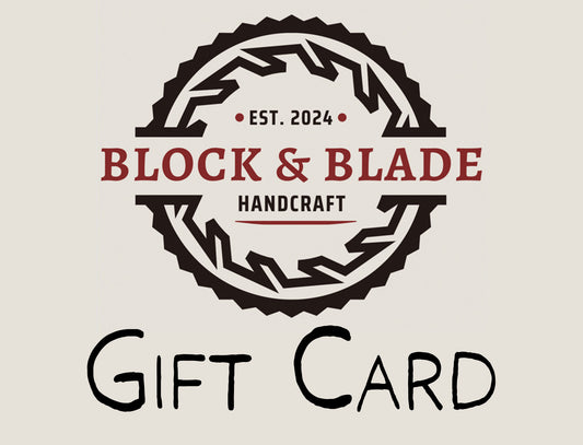 ~ Block & Blade Handcraft Gift Card ~